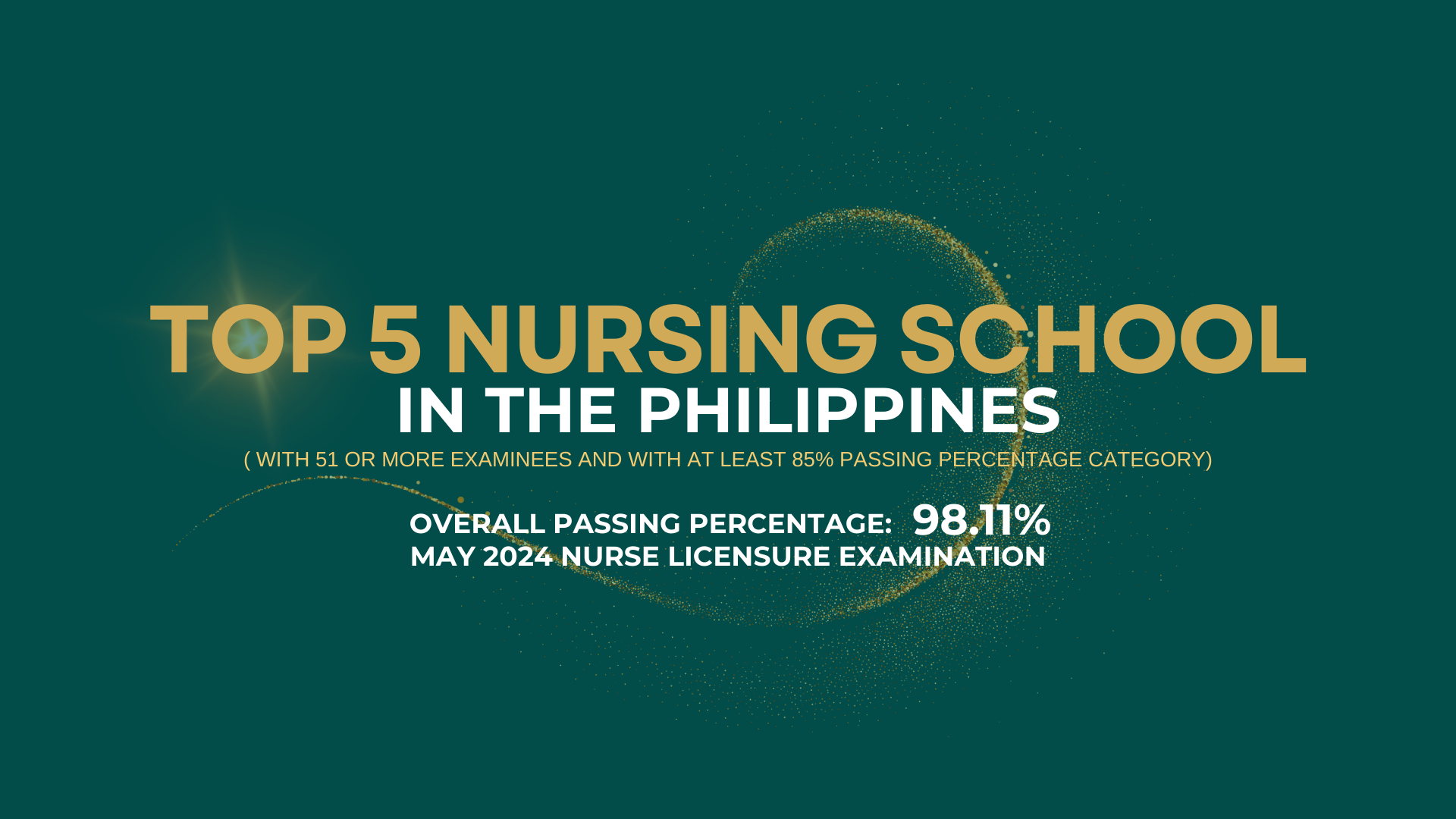 FEU-NRMF Ranked 5th Top Performing Nursing School in the Philippines